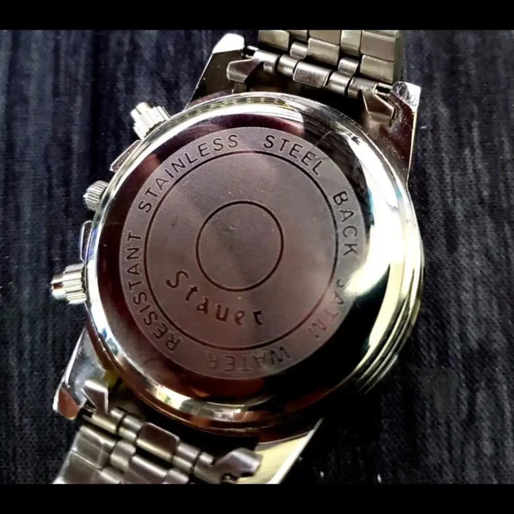 New In Box Stauer‎ 38061 Jet Setter Chronograph Mens Watch